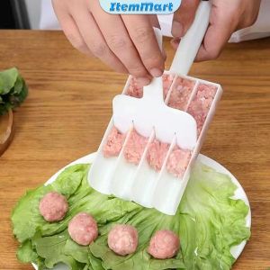 ItemMart Creative Meatball Maker Set Food-grade PP Material Kitchen Cooking Tool