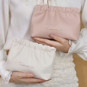 Ready Stock MELEDE Shrapnel Wrinkled Storage Bag Lipstick Bag Key Cosmetic Bag Storage Bag Portable Bag Inner Portable Large-Capacity Mini Bag