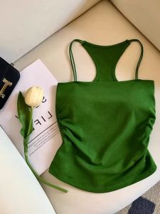 Spaghetti Strap Bra Integrated Top