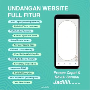 Undangan Digital Tema Coklat - Undangan Pernikahan Website Custom Premium Murah