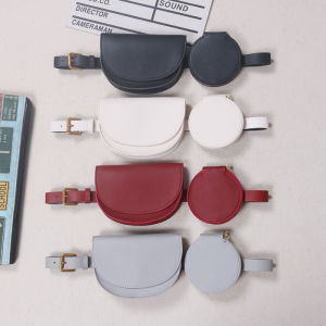 Pear Life Net Red Black Stylish Fashion Child and Mother PU Leather Waist Bag Female Fashion Ins Summer New Pouch
