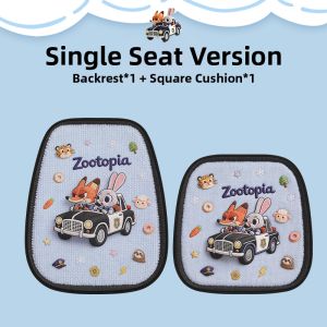 CapitAuto | Universal Seasonal Car Seat Cover Cartoon Design