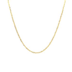 Nathalias NY สร้อยคอสปาร์คเคิล ทองคำแท้ 10K เรียบหรูคลาสสิค (1.5 มม.) Sparkle Chain 1.5mm 04746
