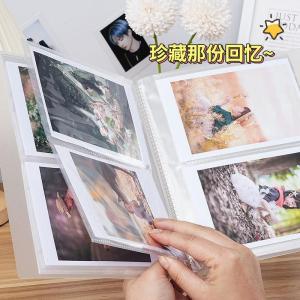 Album Lưu Trữ Ảnh Trong Suốt 6 Inch 9 Ô Vuông Sổ Lưu Trữ Thẻ Nhỏ Phong Cách INS Sổ Lưu Trữ Ảnh