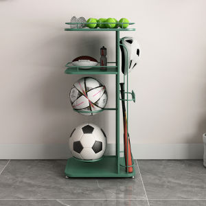 Indoor Home Basketball Storage Rack Badminton Volleyball Football Ball Storage Basket Childrens Ball Stand Sports Equipment Organizer