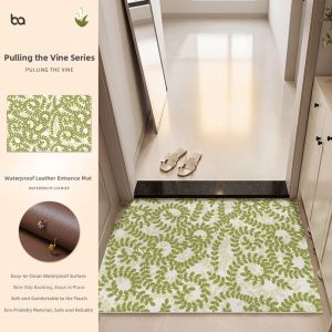 BEIAISI | Luxurious Green Creamy Style Easy-to-Clean Home Carpet