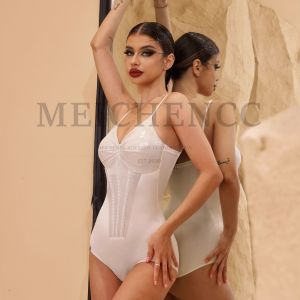 Meichen Mermaid Latin Dance Costume New Practice Uniform Strapless Dance Top High-End Feeling Womens Adult Gym Fitness Apparel