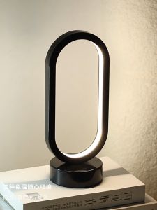 🔥[Ready Stock] Oval Shape Nordic Retro USB Lamp Bedroom Bedside Cozy Atmosphere LED Night Light Gift Lampu Tidur 小夜灯