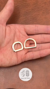 Khoen D / D-Ring Đúc Nguyên Khối 15mm 20mm – Hợp Kim Kẽm Xi Mạ Chống Bong Tróc Phụ Kiện Túi Xách Đồ Da DIY