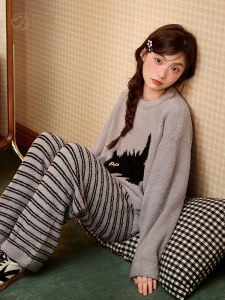 GONGDIE | Thermal Fluffy Warm Pajamas