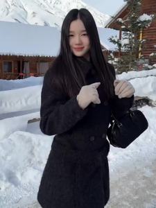 CHOUXIE | Áo Khoác Trench Coat Đen Thời Trang
