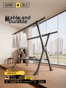 BIREN | Foldable Elevated Indoor Outdoor Multi-functional Drying Clothes Rack
