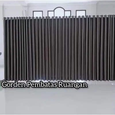 Gorden Selat Mushola Smokring Bahan Blaclout Premium Mewah Berkualitas Terbaru Dekorasi Tirei