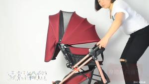 MythBaby Baby stroller folding 360 degree rotation operation for sitting and lying on the stroller