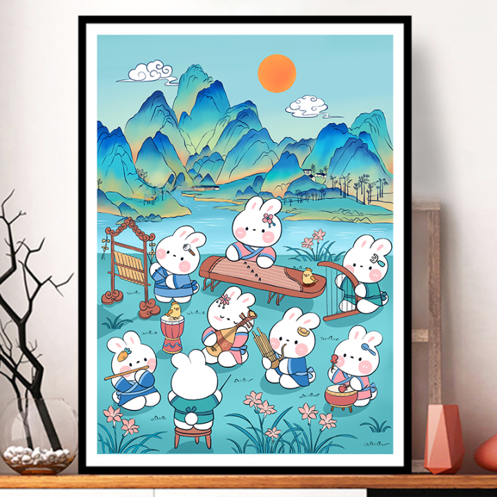 ThousandLi Landscape Rabbit New Cross Stitch 2024 New Arrival