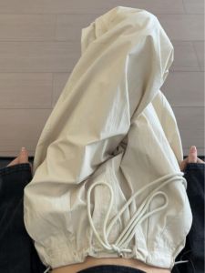 Loose Womens Workwear Pants Trousers for plus Size Pear Shaped Body Casual Loose Feeling Trendy High Waist Long Pants