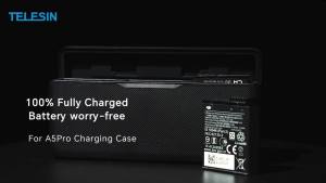TELESIN | TELESIN 30W PD Fast Charger For DJI OSMO 360 Action 5pro 3 Slots Battery Pocket Charging Box for DJI OSMO Action 5pro 360