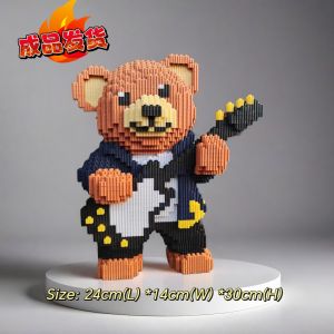 Band D-Teddy Block | Ready-to-Ship 乐队迪泰熊积木 | 成品发货