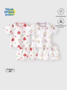 TONGLIANCHUXIN | Summer Thin Cotton Baby Clothes Set