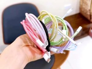 Dây Ngọc Kim Tuyến bảo vệ dây cáp sạc tai nghe siêu xịn dài 14m chống bẩn