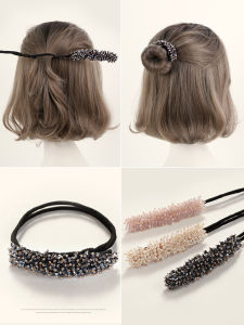 Korean Style Simple Hair Clip for Short Hair Lazy Person Flower Bud Hair Accessory Half Updo Tool Fresh Outlined Fashionable