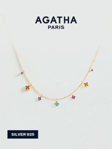 AGATHA | Lucky Four-Leaf French Sterling Silver Necklace