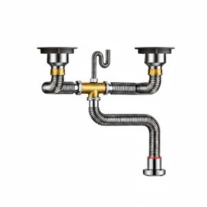 TAOSHI | Anti-odor Double Basin Drain Kit