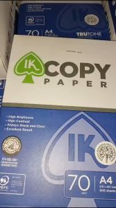 IK Copy Paper A4 70 Gr Kertas HVS - BOX 5 RIM