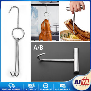 ★Same Day Shipping★ Stainless Steel Meat Hook Smoker Hanger Butcher Bacon Stainless Duck Roast Steel Processing Kitchen Sausage Hanging Pot Chicken BBQ Hangers HSQ-Stainless-Steel-Meat-Hook
