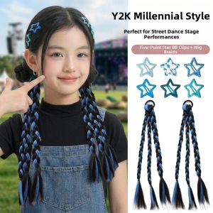 DUBAO | Korean Y2K Gradient Hair Braid Accessory