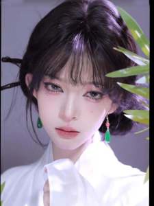 Green Agate Long Waterdrop Earrings Chinese Style Elegant Cool Feeling Ancient Wind Reverse Cold Ear Jewelry Fashion Accessories