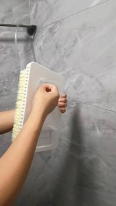 🔥SX Self Adhesive Backside Bathing Brush 🔥 easy installation. 🔥 20x 30cm 🔥 360° rub