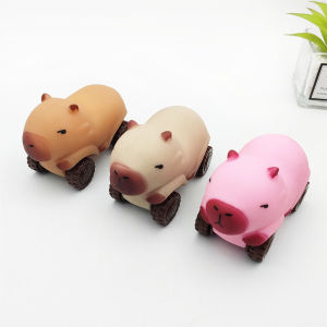 Creative Capybara Decompression & Squishy Deformation Car Toys for Kids