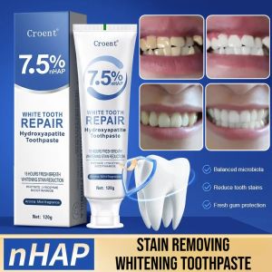 Apatite Hydroxy Toothpaste Stain Removing Whitening Toothpaste Intensives Stain Removal Prevent Caries Breath Refreshing Oral Care