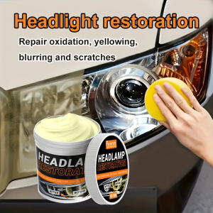 General Motors Headlight Polishing Repair Kit used to repair yellowing blurriness oxidation and scratches improving travel