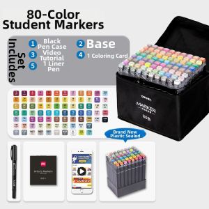 deli | Art Dual Tip Alcohol-Based Quick Drying Markers