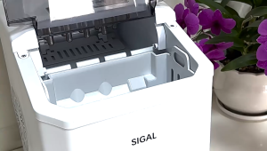 Máy làm đá mini công suất lớn hoàntoàn tự động 15kg đá Tạo Đá Siêu Tốc Trong 6-10 Phút [BH 5 năm]