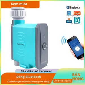 Rain Seer Tuya Bluetooth Hẹn Giờ Tưới Vườn WiFi Điều Khiển Từ Xa Bằng Điện Thoại Di Động Hẹn Giờ Tưới Nước Tại Nhà Bằng Nhựa Analog