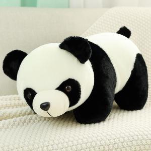 ใหม่ Huggable Kawaii ตุ๊กตา Panda ตุ๊กตาตุ๊กตาตุ๊กตาตุ๊กตาตุ๊กตาสัตว์ของเล่น PANDA เหมือนจริงตุ๊กตาของเล่นเด็กทารก Playmate เด็กวันเกิดของขวัญ