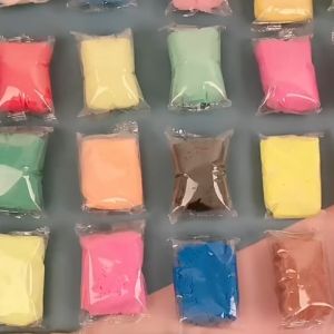 【1BOX=100PCS/200PCS/72PCS ! ! !】Super Light Clay Butter Slime/Air Dry Clay Set 12/24/36 Colour (6011/6023/ 6035) 超轻黏土套装