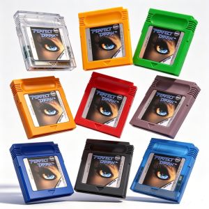 Bandai | Retro Perfect Dark Game Card for GBC Console Multiple Color Shell Options Classic 16-bit Game Cartridge for Game Boy Color