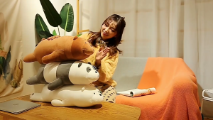 Thú bông anh em nhà gấu dạng nằm mềm mịn êm ái (25cm--->70cm) Gối ôm anh em nhà gấu dễ thương hàng xịn cao cấp