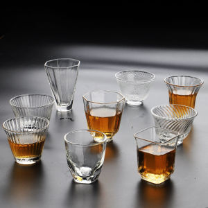 Thickened Heat Resistant Glass Tea Cup Small Quantity Drinking Cup Japanese Style Home Use Wine Cup Miniature Tasting Cup