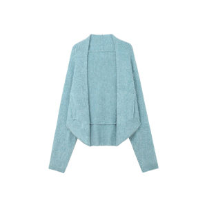 CHACHASTU | Áo Sweater Dáng Batwing Tay Tròn Len Thu Đông Phù Hợp Nữ