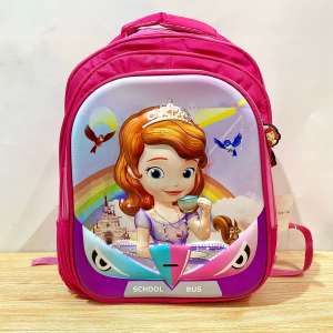 AB04- Tas Ransel Princess Timbul 3D Large/ Tas Ransel Perempuan/ Tas Sekolah/ Tas Viral/ Backpack Cewek/ Tas SD/ Tas Import/ Ransel Anak/