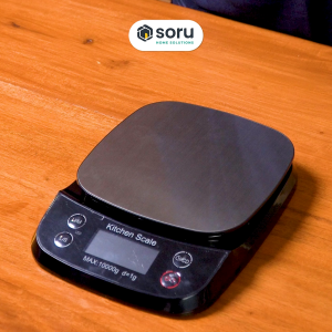 SORU - Timbangan Dapur Digital Kapasitas 10Kg/1Gr - Kitchen Scale Auto Power Off Tare Function