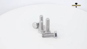 น็อต สกรู หัว 6 เหลี่ยม โบลท์ สแตนเลส 304 เกลียวมิล ตลอด หยาบ M6 / Hexagon Head Screw/Bolt Full Thread SUS304 M6