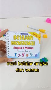 BUKU BELAJAR Mengenal Angka dan Warna