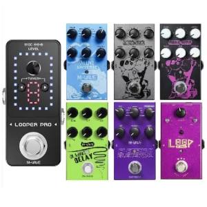 M-VAVE | M-VAVE Looper Guitar Effect Pedal 24 Bit DSP 99 Loop Tracks Built In Drum Machine Bluetooth Audio Interface for Guitar Live