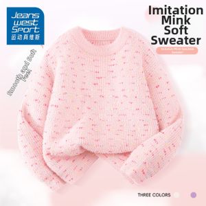 Chic Girls Pullover Knit Sweater